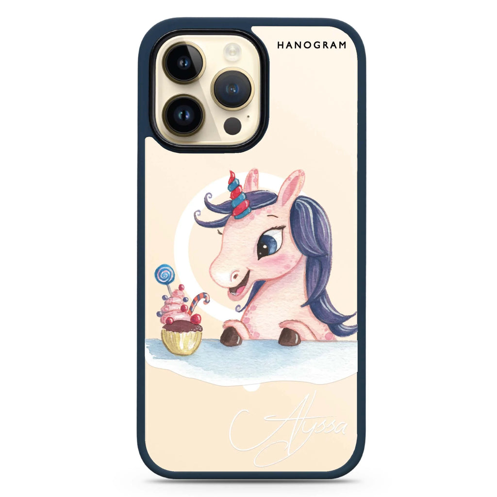 Rainbow Unicorn And Cupcake Magsafe 兼容防衝擊保護殼
