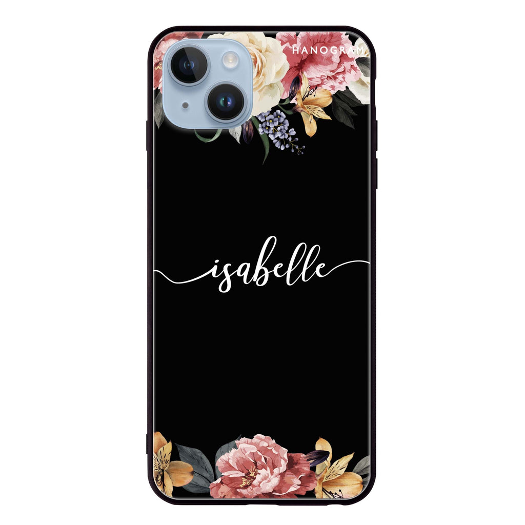 Art of Classic Floral iPhone 14 超薄強化玻璃殻