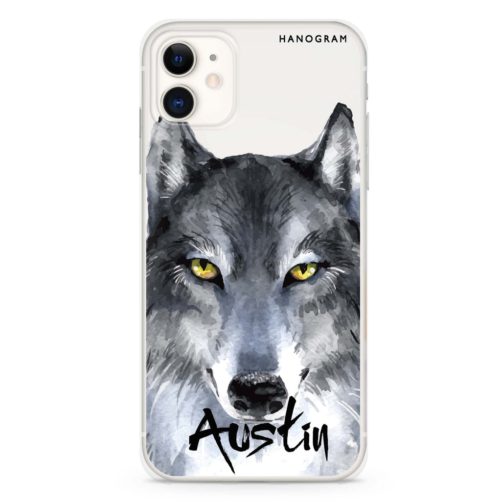 Snow Wolf iPhone 11 水晶透明保護殼