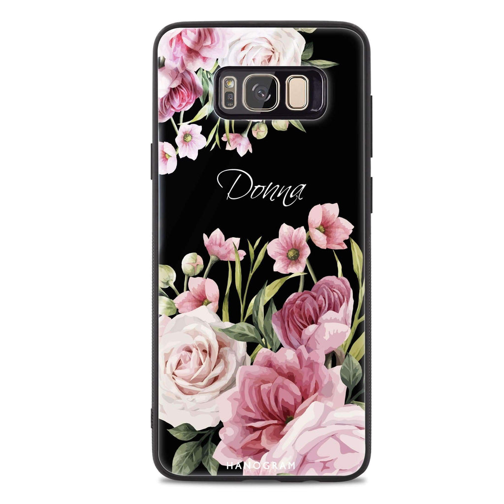 Beautiful Flowers Samsung S8 Plus 超薄強化玻璃殻