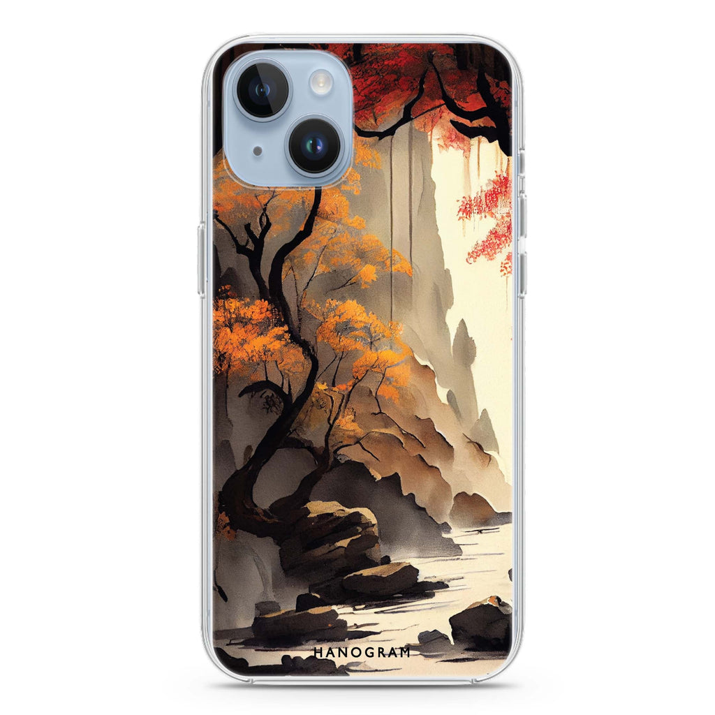 Japanese painting iPhone 14 水晶透明保護殼