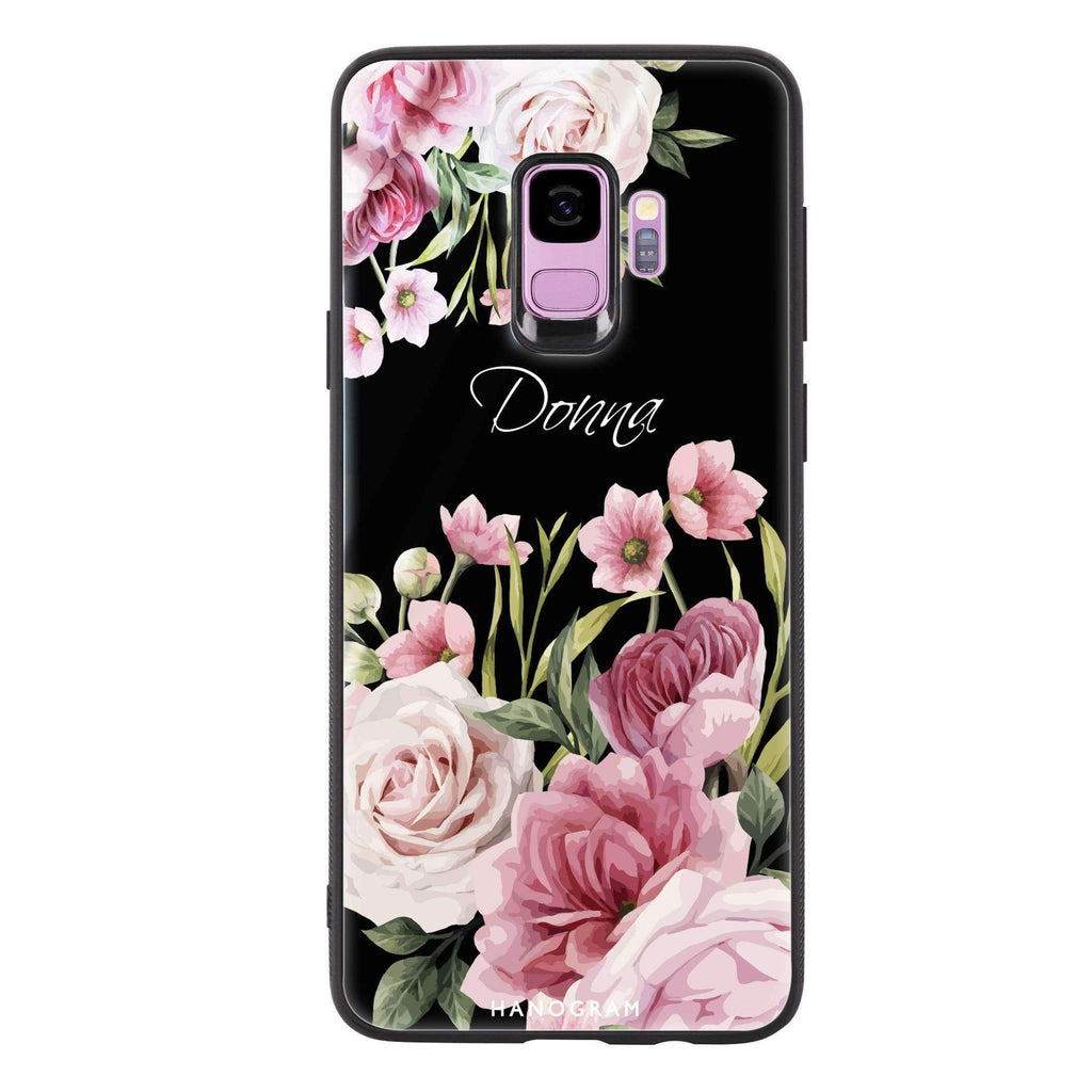 Beautiful Flowers Samsung S9 超薄強化玻璃殻