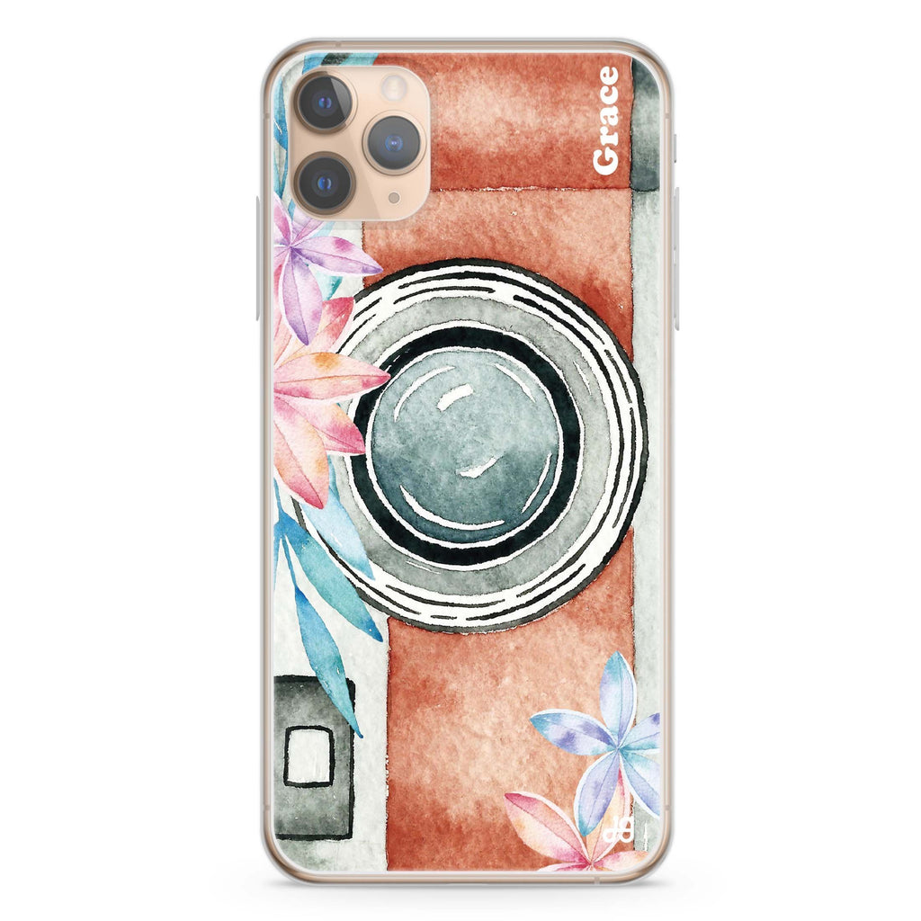 Watercolor Camera iPhone 11 Pro 水晶透明保護殼