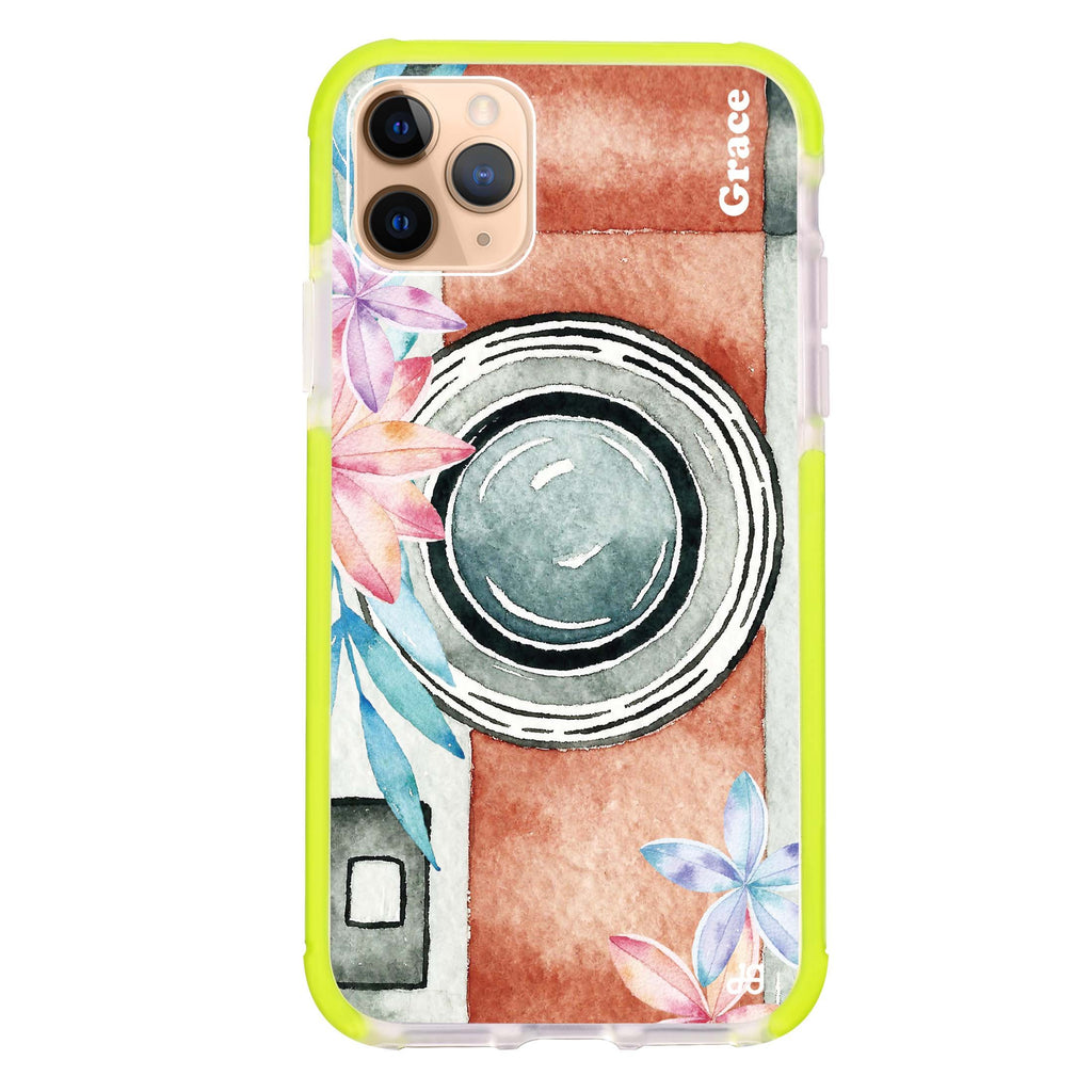 Watercolor Camera iPhone 11 Pro Max 吸震防摔保護殼