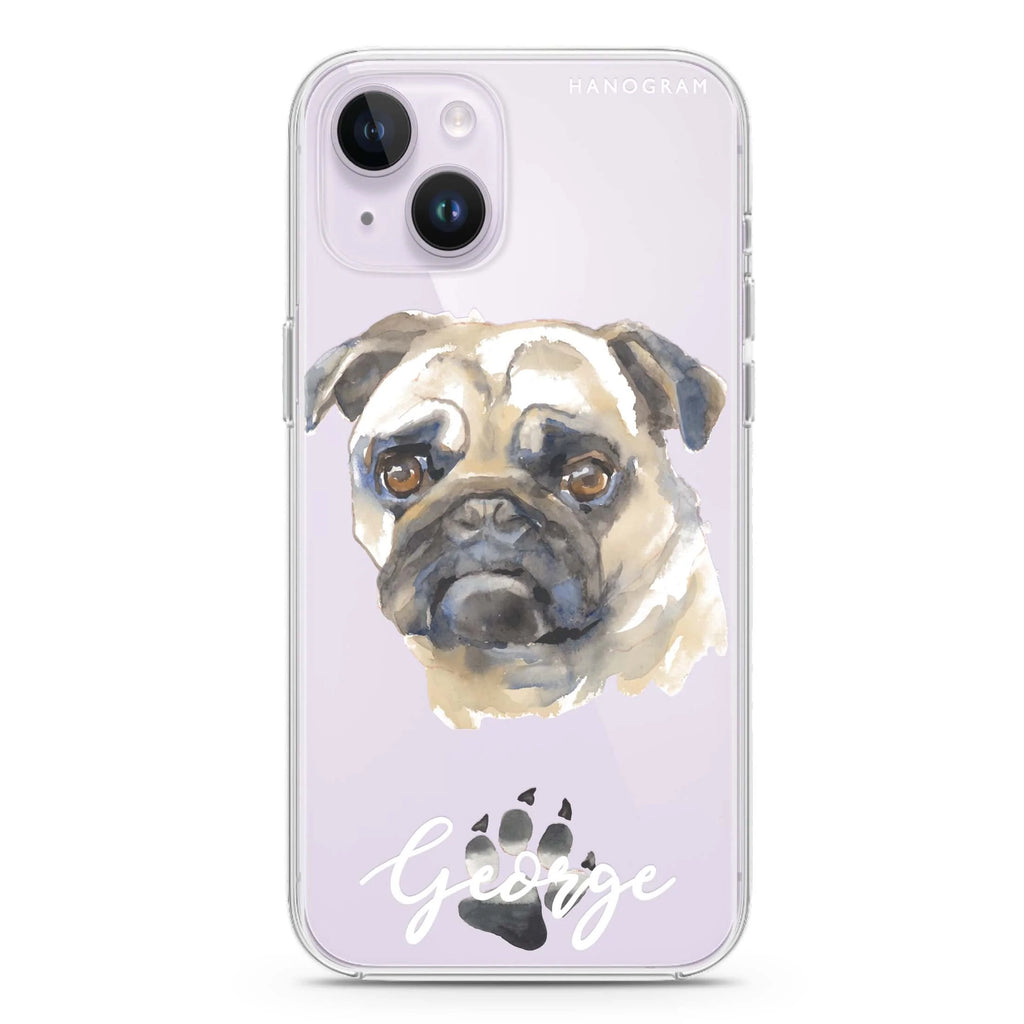 Pug iPhone 14 plus 水晶透明保護殼