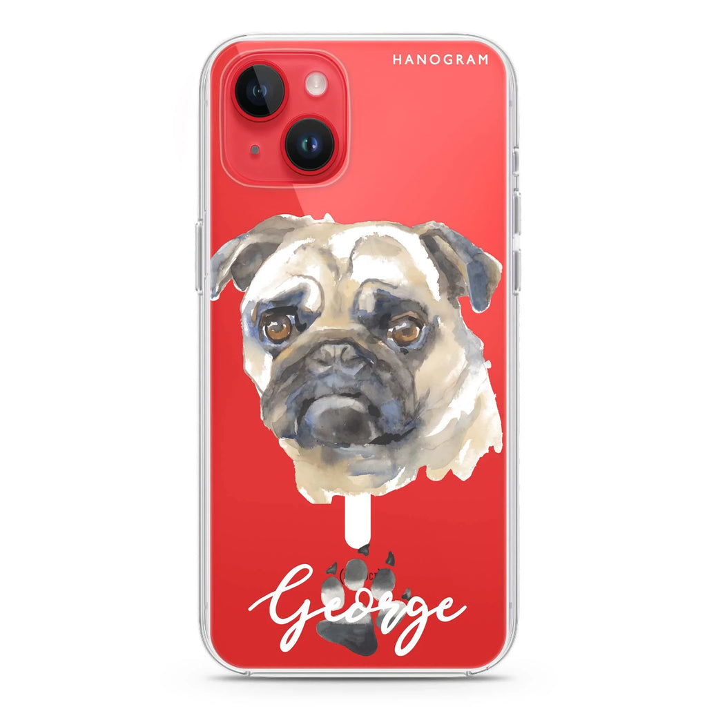 Pug iPhone 14 Magsafe 兼容水晶透明保護殼