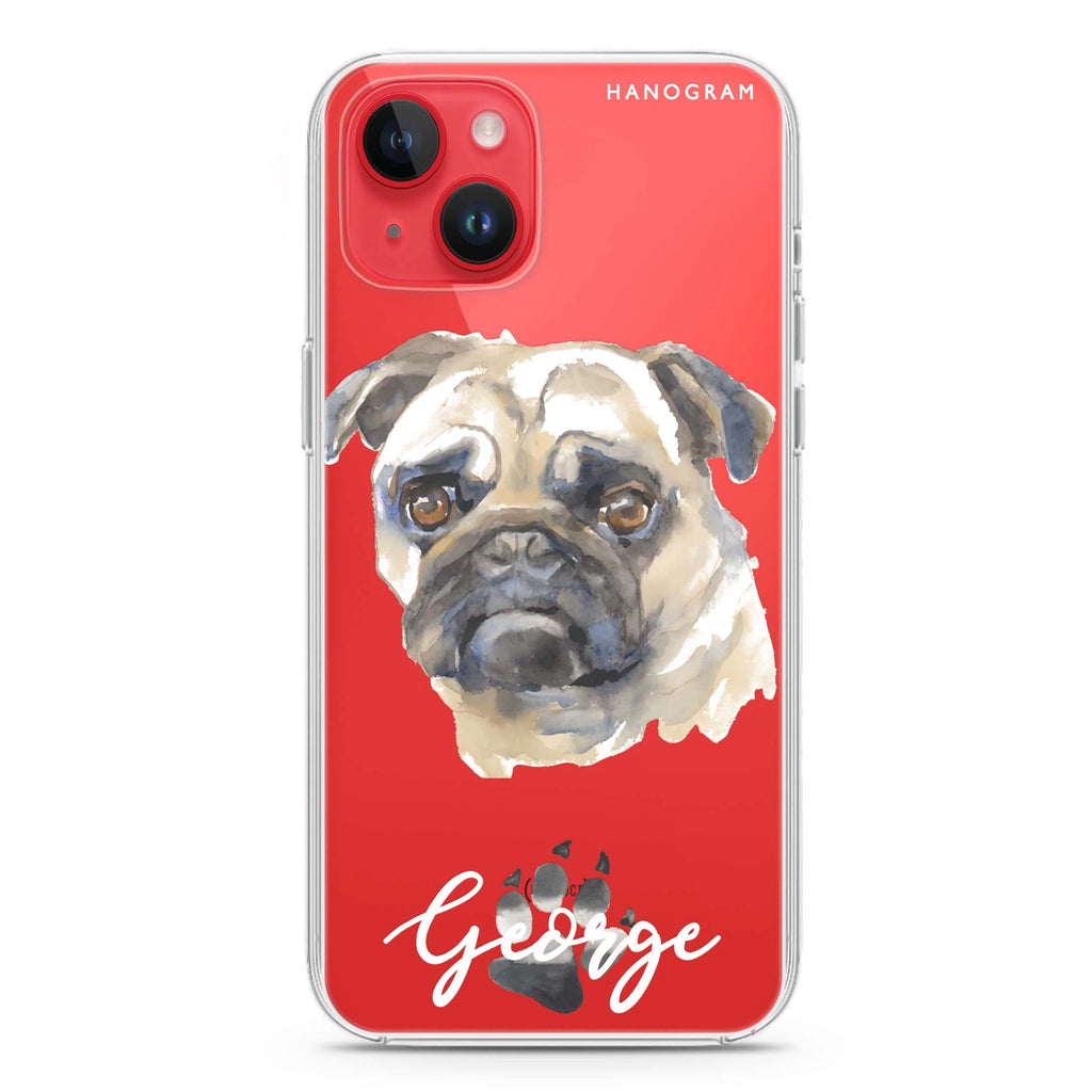 Pug iPhone 14 水晶透明保護殼