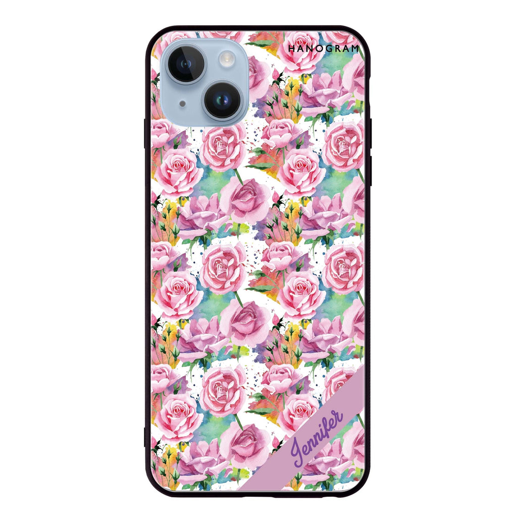 Colorful Rose iPhone 13 Mini 超薄強化玻璃殻