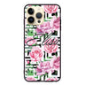 Rose Checkered iPhone 超薄強化玻璃殻