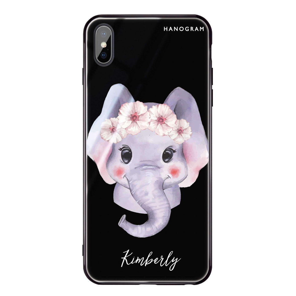 Baby Elephant iPhone X 超薄強化玻璃殻