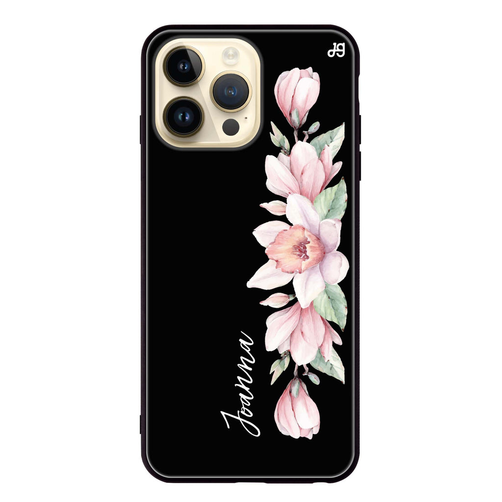 Floral and Me iPhone 超薄強化玻璃殻