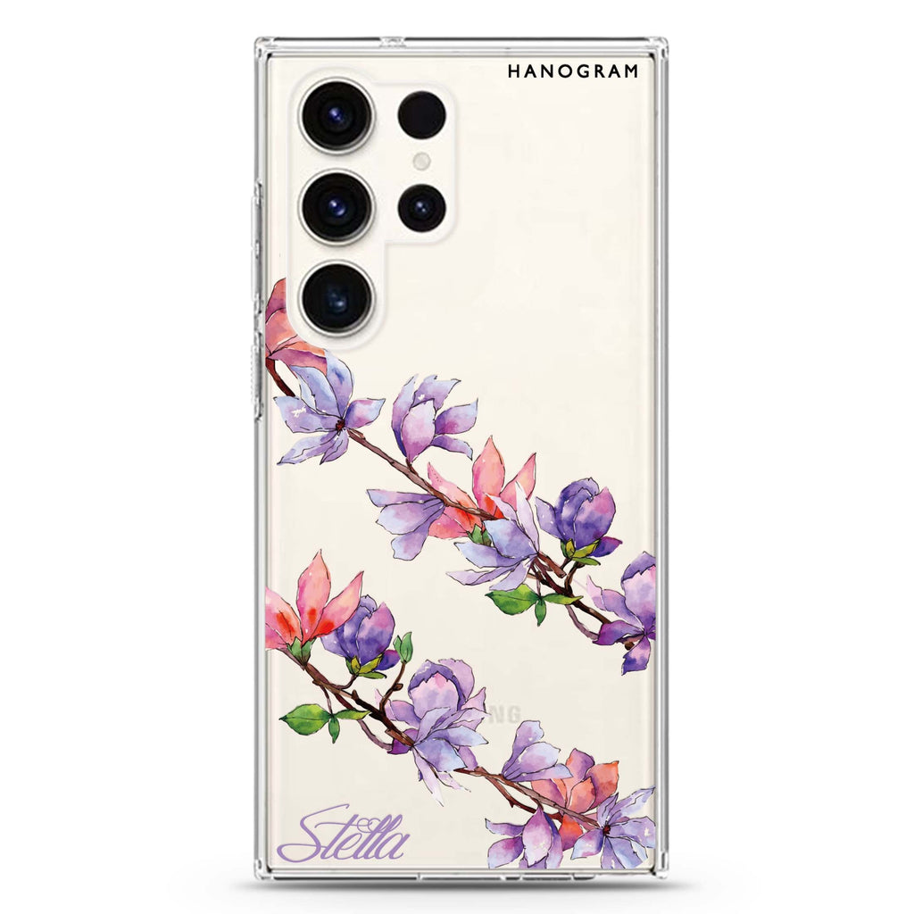 My Colour in Spring Samsung Galaxy Ultra 可加名字透明保護殼，適用 S26/S25/S24/S23 Ultra，圖1