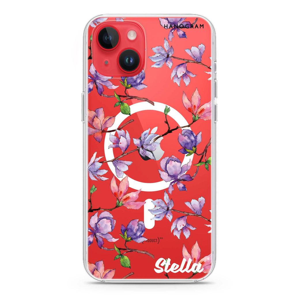 Colour In Spring iPhone 14 Plus Magsafe 兼容水晶透明保護殼