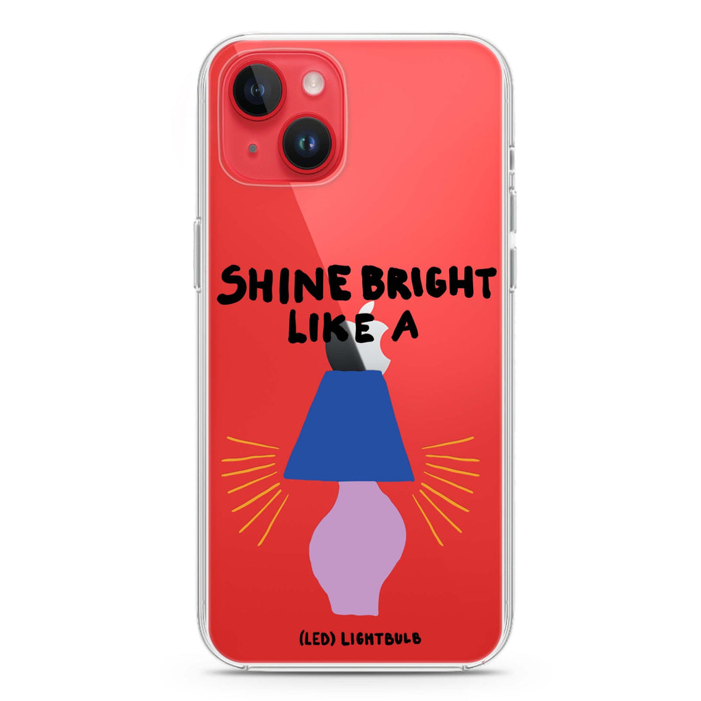 Shine Bright Like a LED iPhone 14 plus 水晶透明保護殼