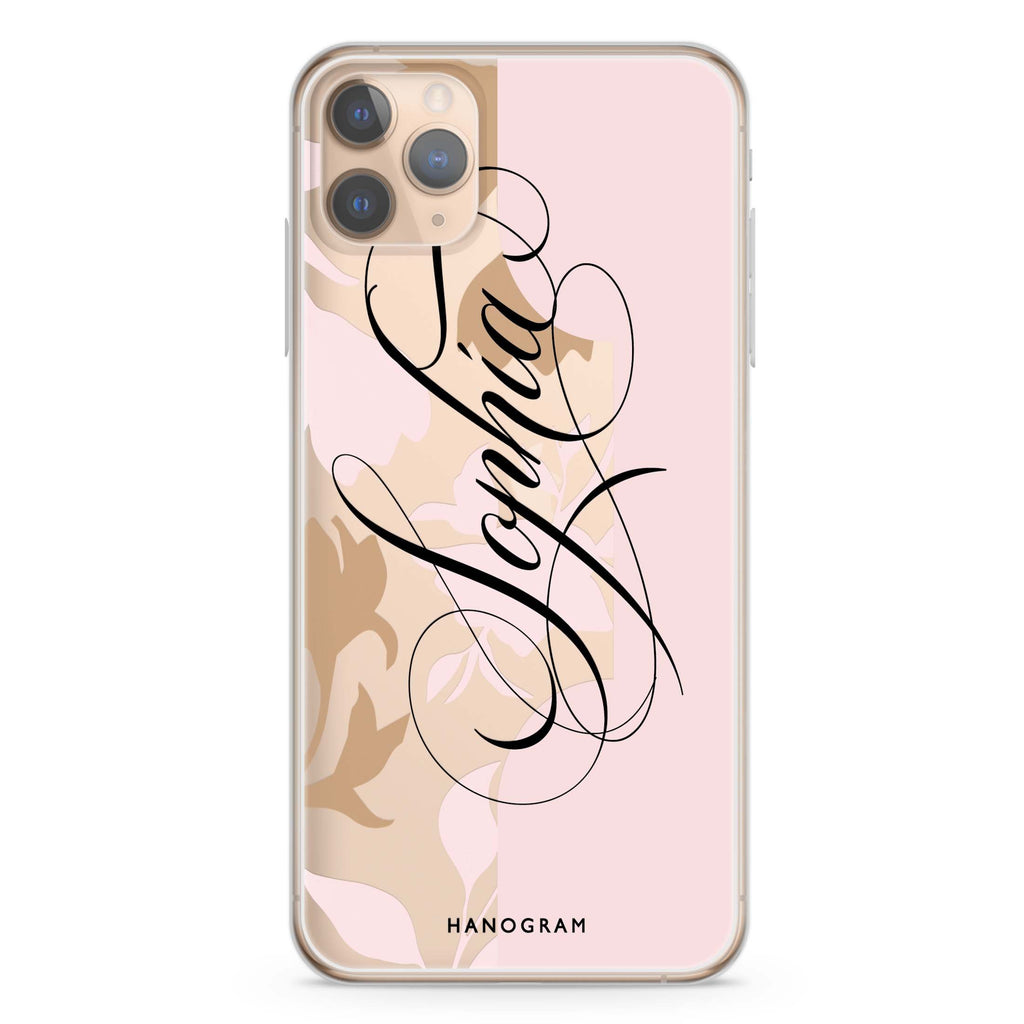 Floral Block iPhone 11 Pro 水晶透明保護殼