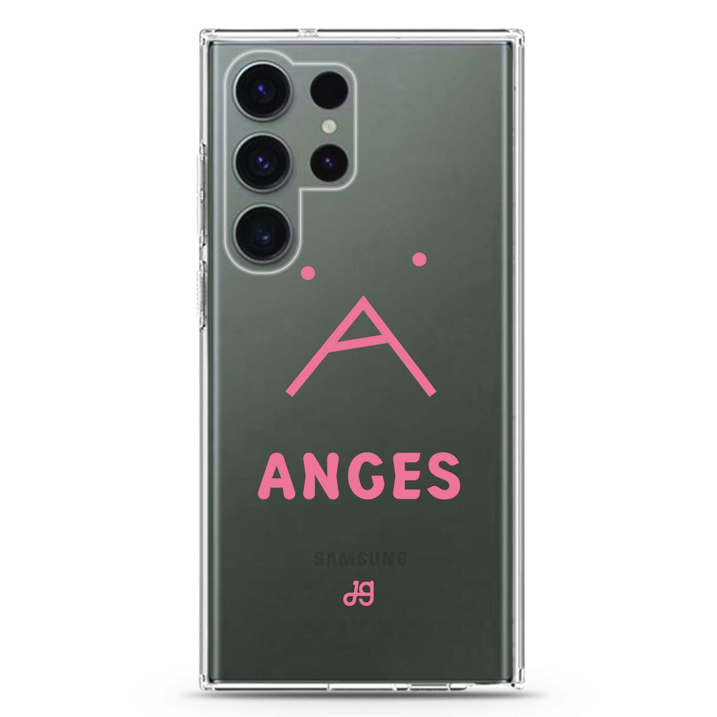 Visage Monogram Samsung Galaxy Ultra 透明保護殼，適用 S26/S25/S24/S23 Ultra，圖1