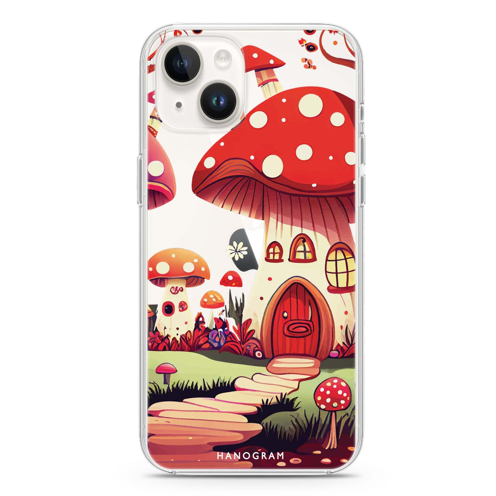 Mushroom Art iPhone 14 水晶透明保護殼