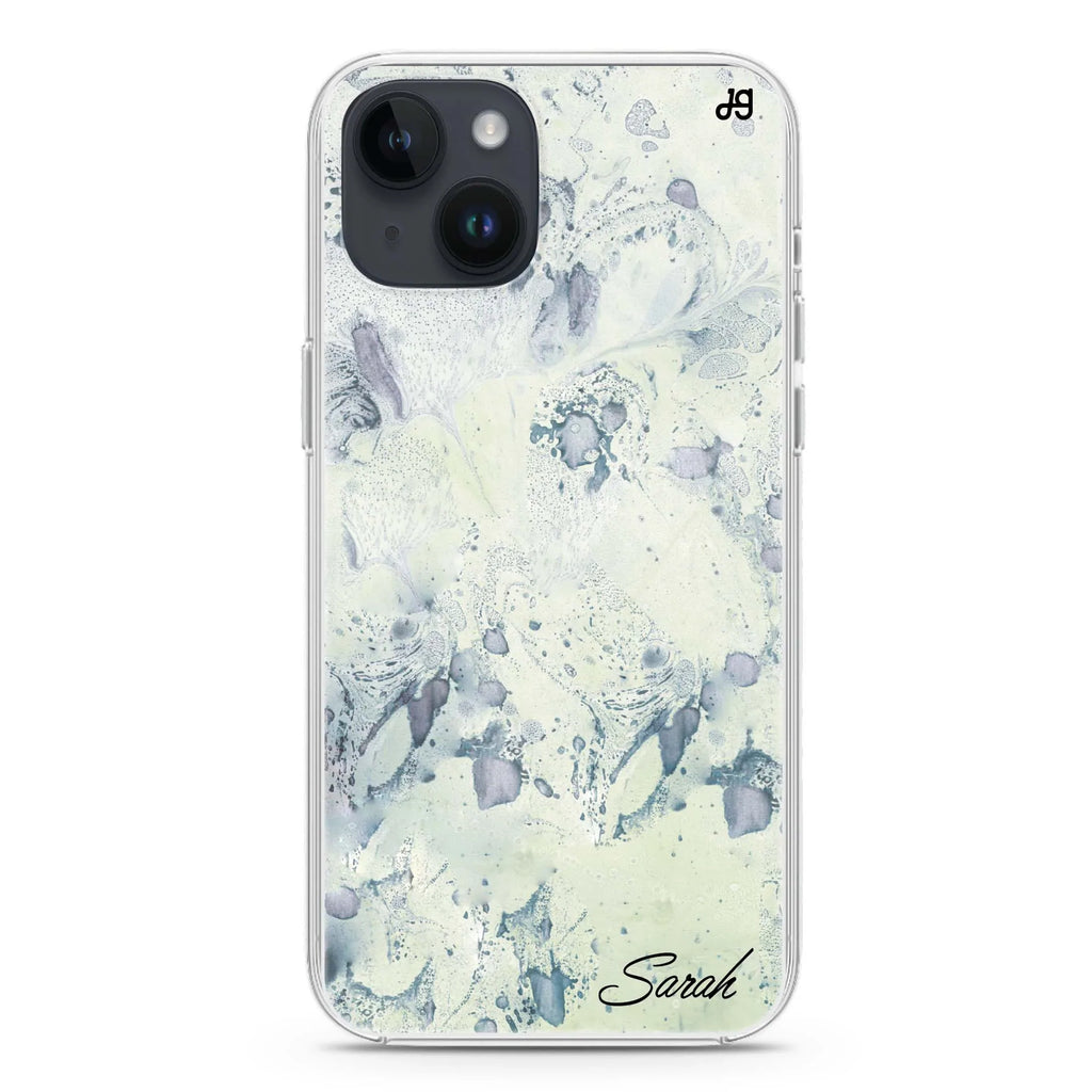 Vintage Marble iPhone 14 Magsafe 兼容水晶透明保護殼