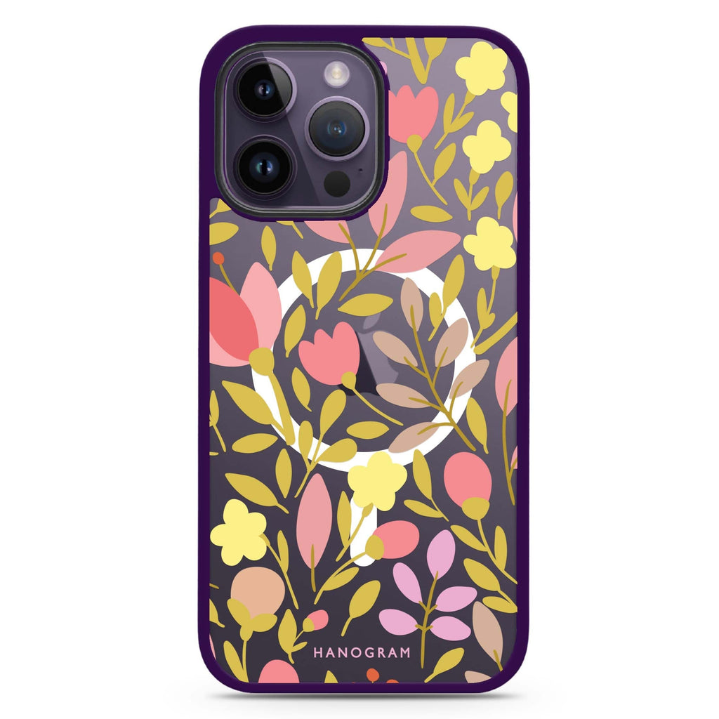 Floral Magsafe 兼容防衝擊保護殼