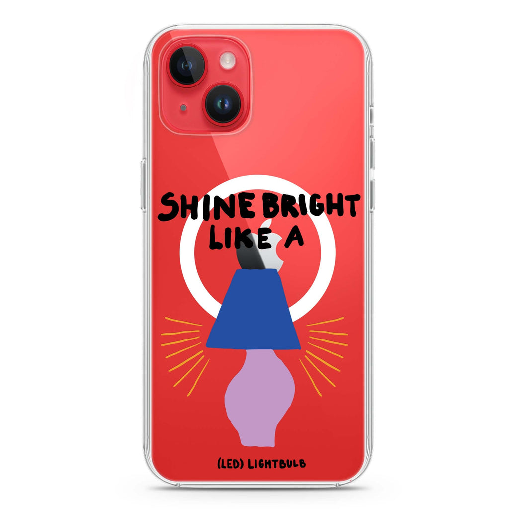Shine Bright Like a LED iPhone 14 Magsafe 兼容水晶透明保護殼