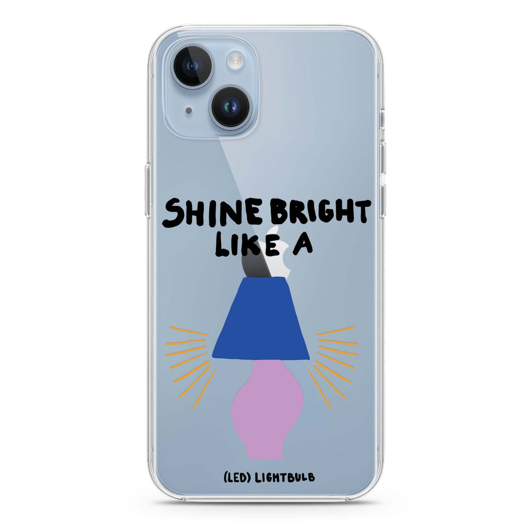 Shine Bright Like a LED iPhone 14 水晶透明保護殼
