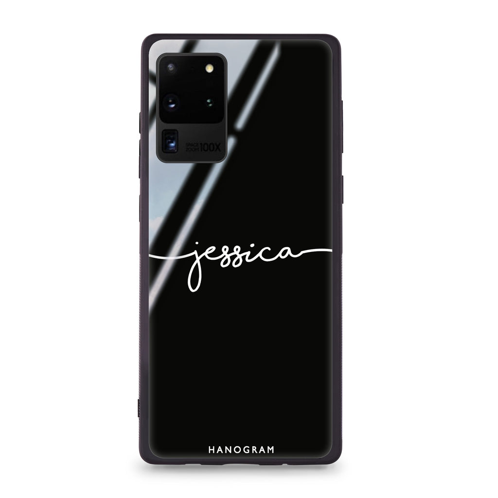 Handwritten Samsung S20 Plus 超薄強化玻璃殻
