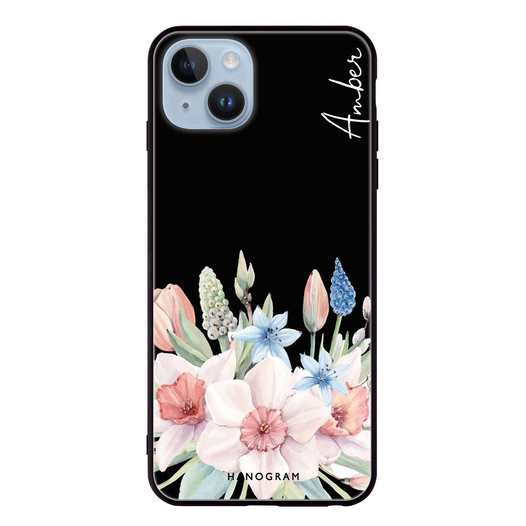 My Glamour Floral 超薄強化玻璃殻