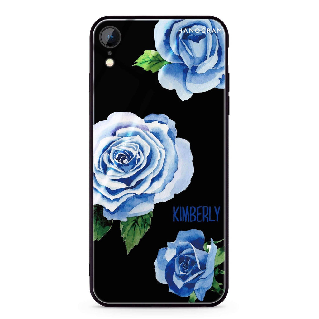 Blue Rose iPhone XR 超薄強化玻璃殻