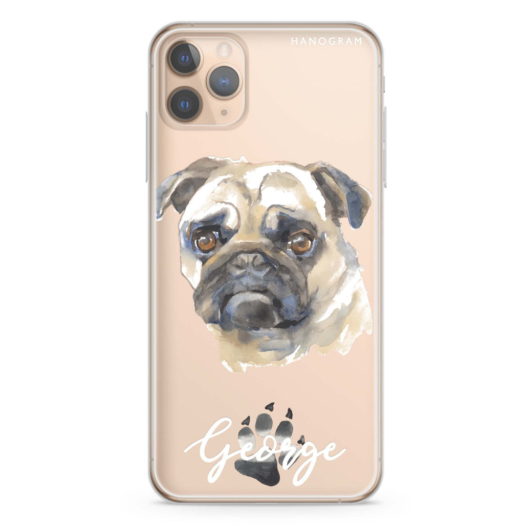 Pug iPhone 11 Pro Max 水晶透明保護殼