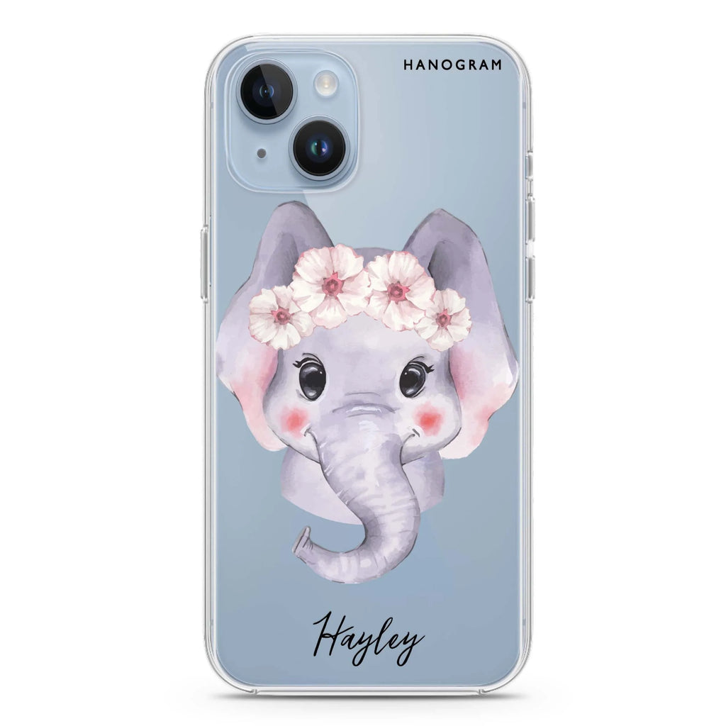 Baby Elephant iPhone 14 水晶透明保護殼