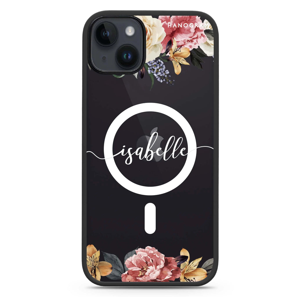 Art of Classic Floral iPhone 14 Plus Magsafe 兼容防衝擊保護殼