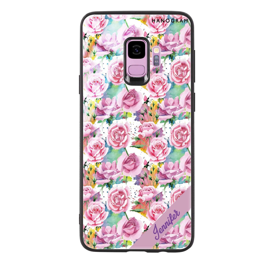 Colorful Rose Samsung S9 超薄強化玻璃殻