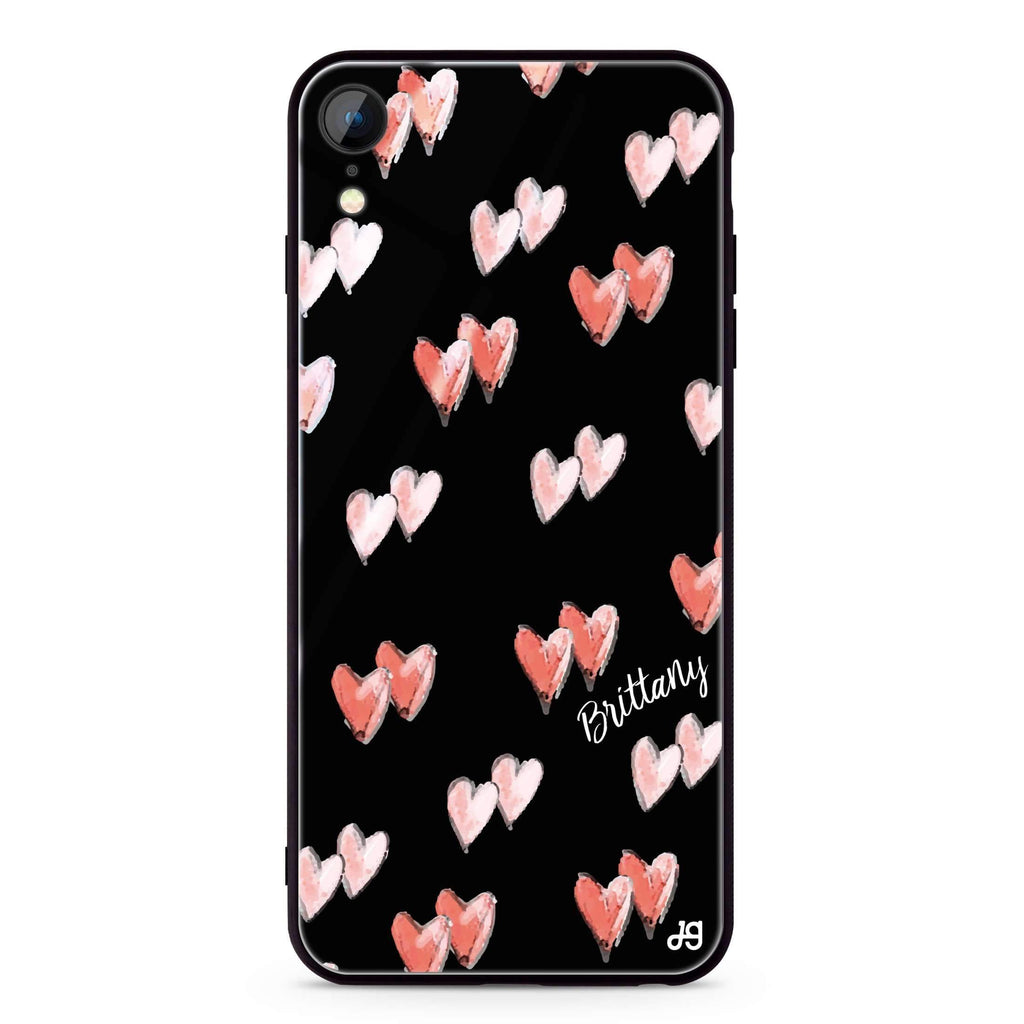 Double Heart iPhone XR 超薄強化玻璃殻