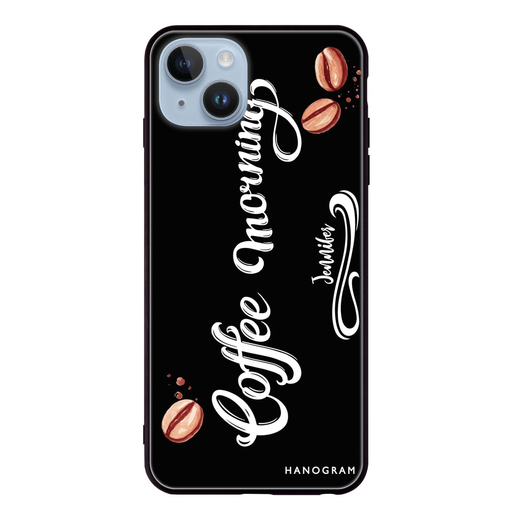 Coffee & Me iPhone 13 Mini 超薄強化玻璃殻