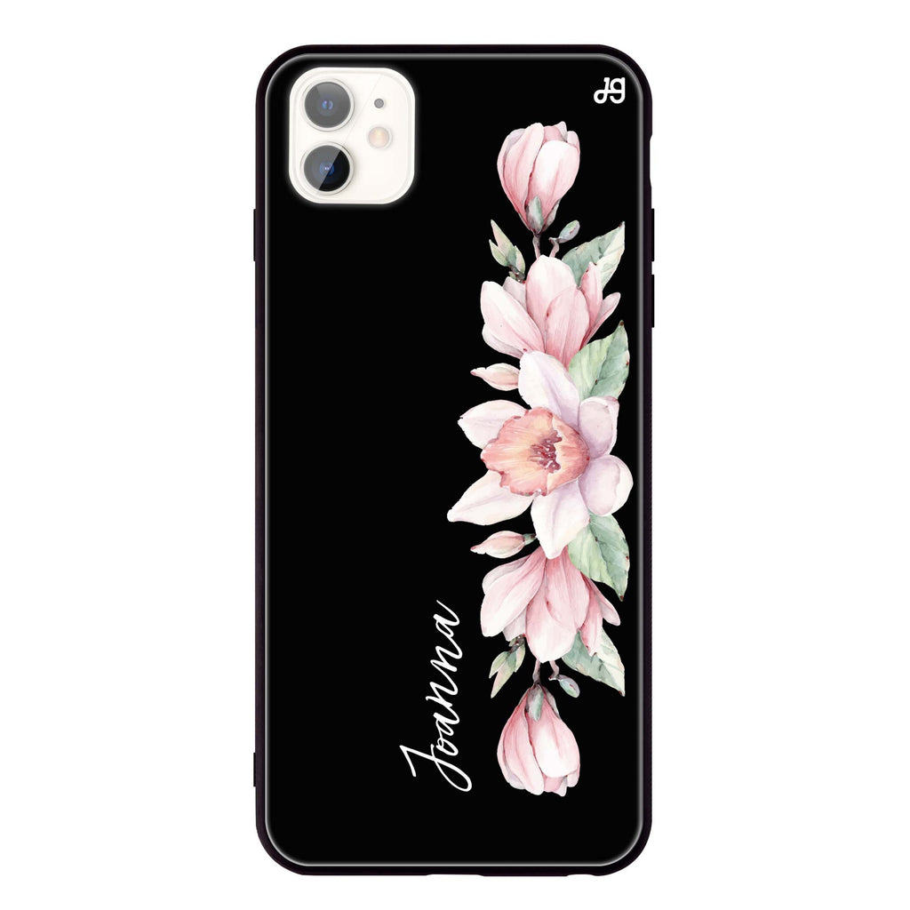 Floral and Me iPhone 11 超薄強化玻璃殻