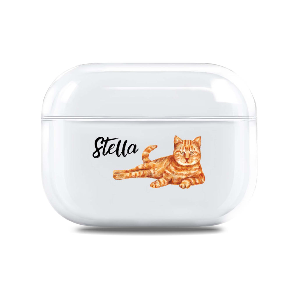 Brown Cat AirPods Pro 透明保護殻