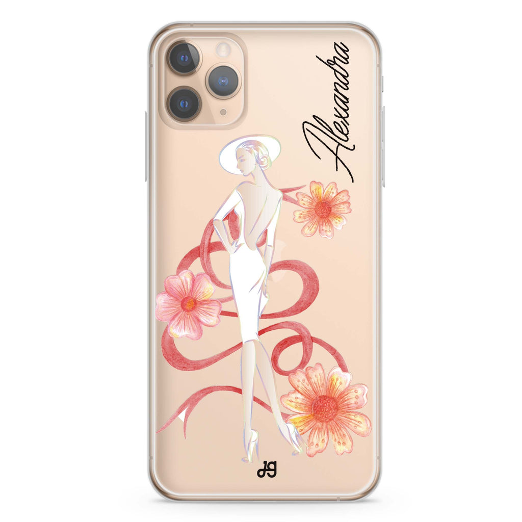 Flower Fashion IV iPhone 11 Pro Max 水晶透明保護殼