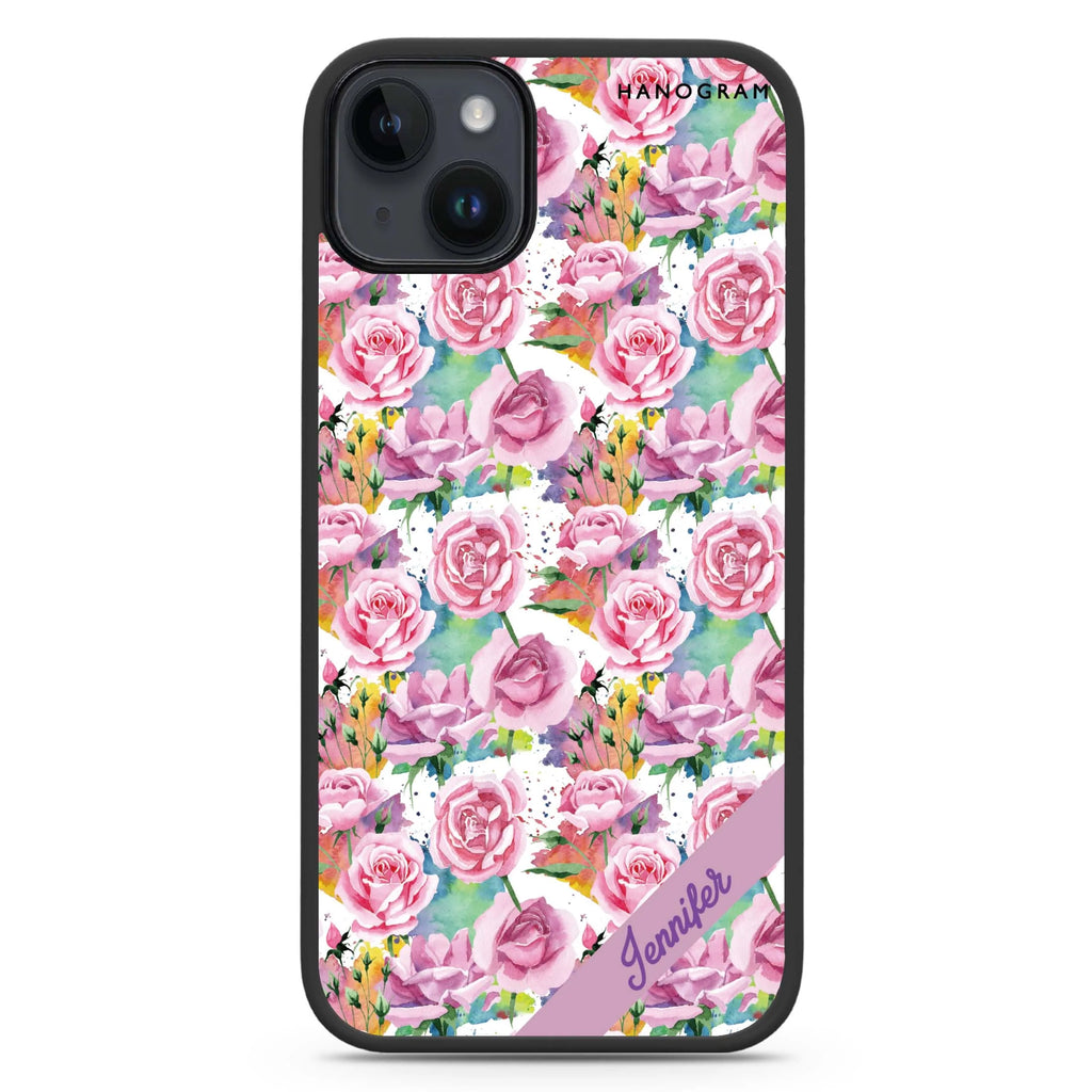 Colorful Rose iPhone 14 Plus Magsafe 兼容防衝擊保護殼