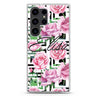 Rose Checkered Samsung Galaxy Ultra 可加名字透明保護殼，適用 S26/S25/S24/S23 Ultra，圖1