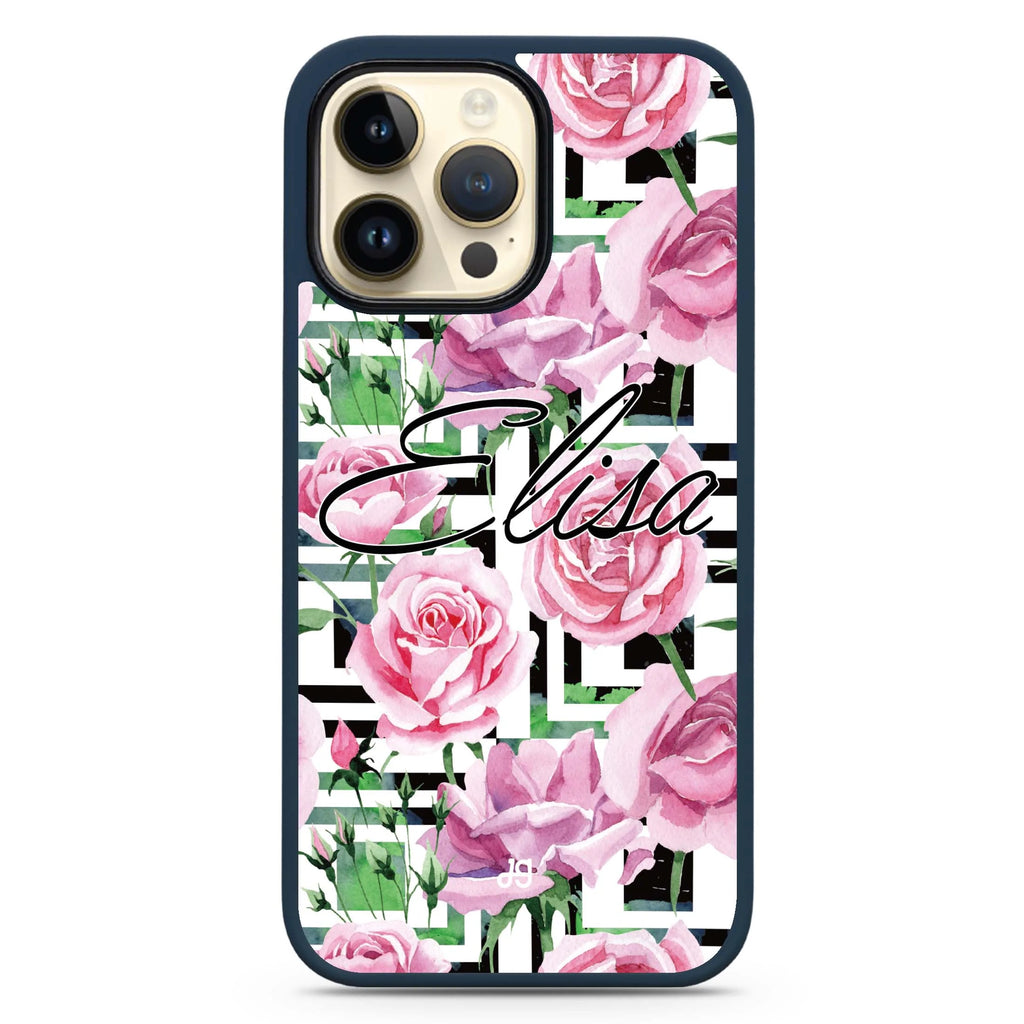 Rose Checkered Magsafe 兼容防衝擊保護殼