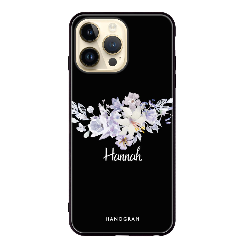 Serene Flowers & Me iPhone 超薄強化玻璃殻