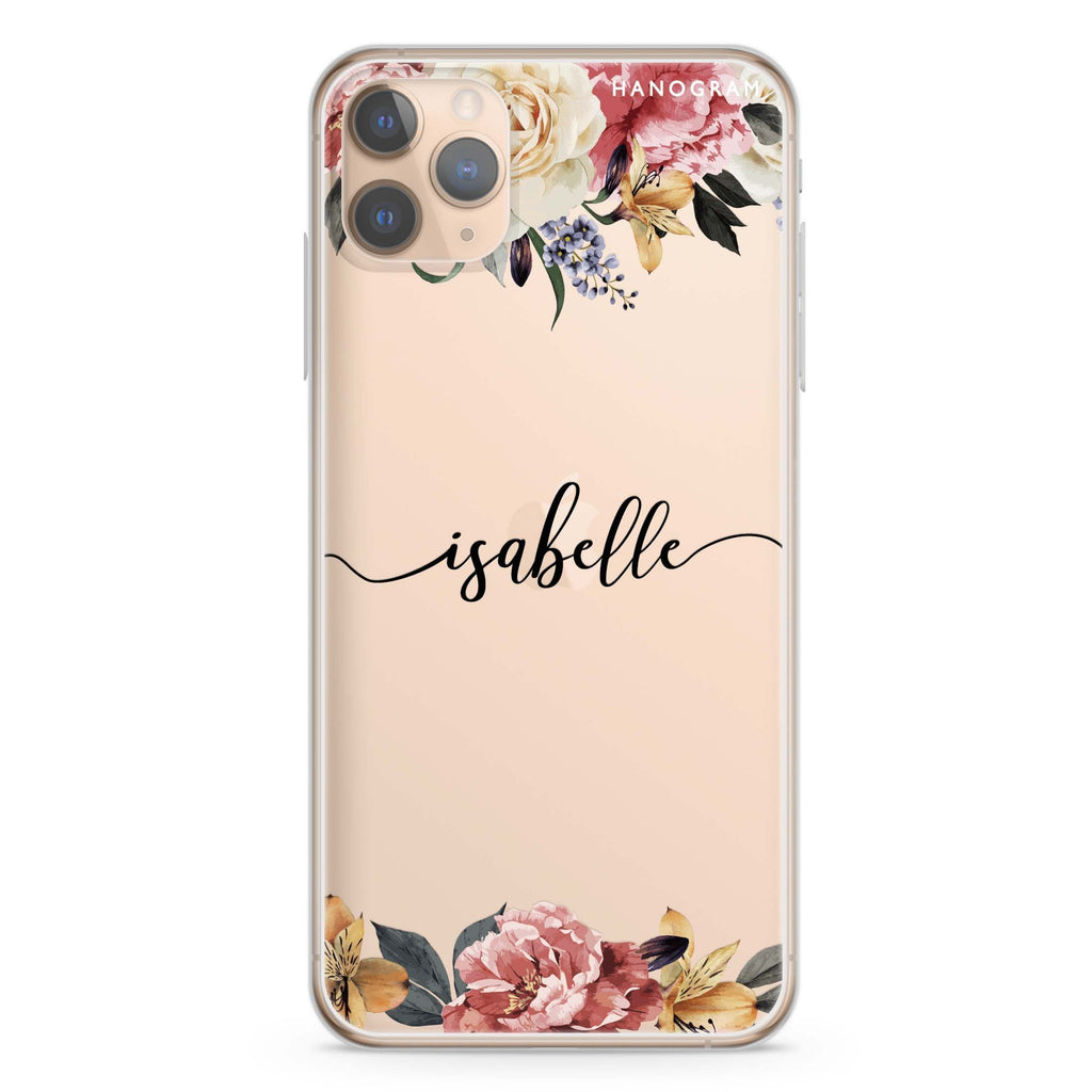 Art of Classic Floral iPhone 11 Pro 水晶透明保護殼