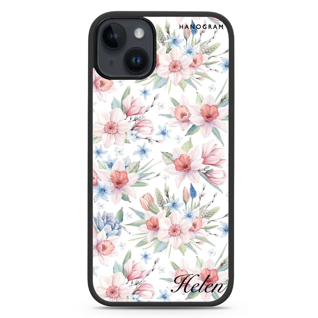 Glamour Floral World iPhone 14 Plus Magsafe 兼容防衝擊保護殼