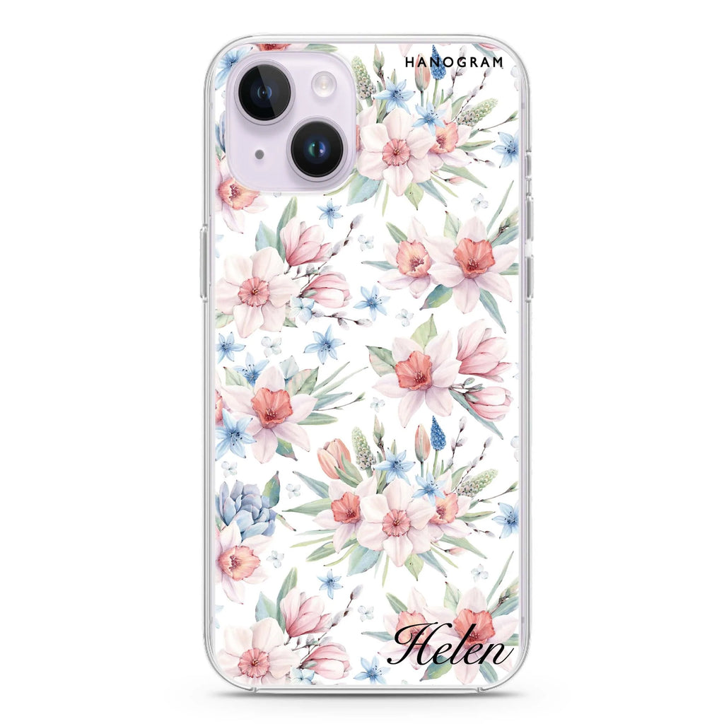 Glamour Floral World iPhone 14 水晶透明保護殼