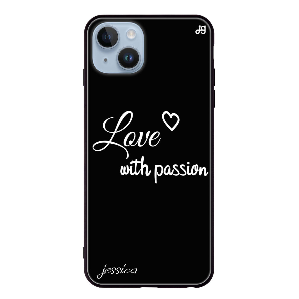 Always be true love with passion I iPhone 13 超薄強化玻璃殻