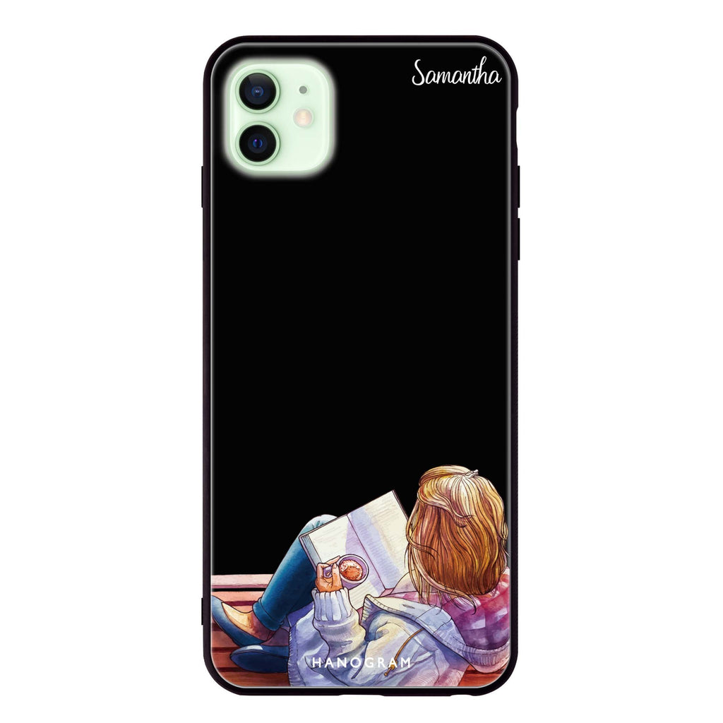 Relax With My Coffee iPhone 12 mini 超薄強化玻璃殻