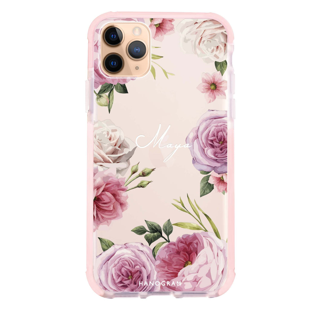 Beautiful Pretty Floral iPhone 11 Pro Max 吸震防摔保護殼