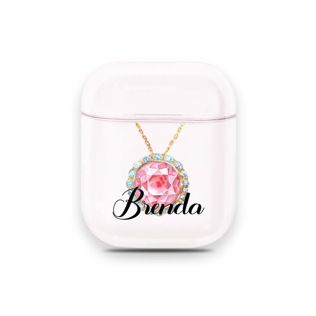 Crystal Necklace Airpods 透明保護殻