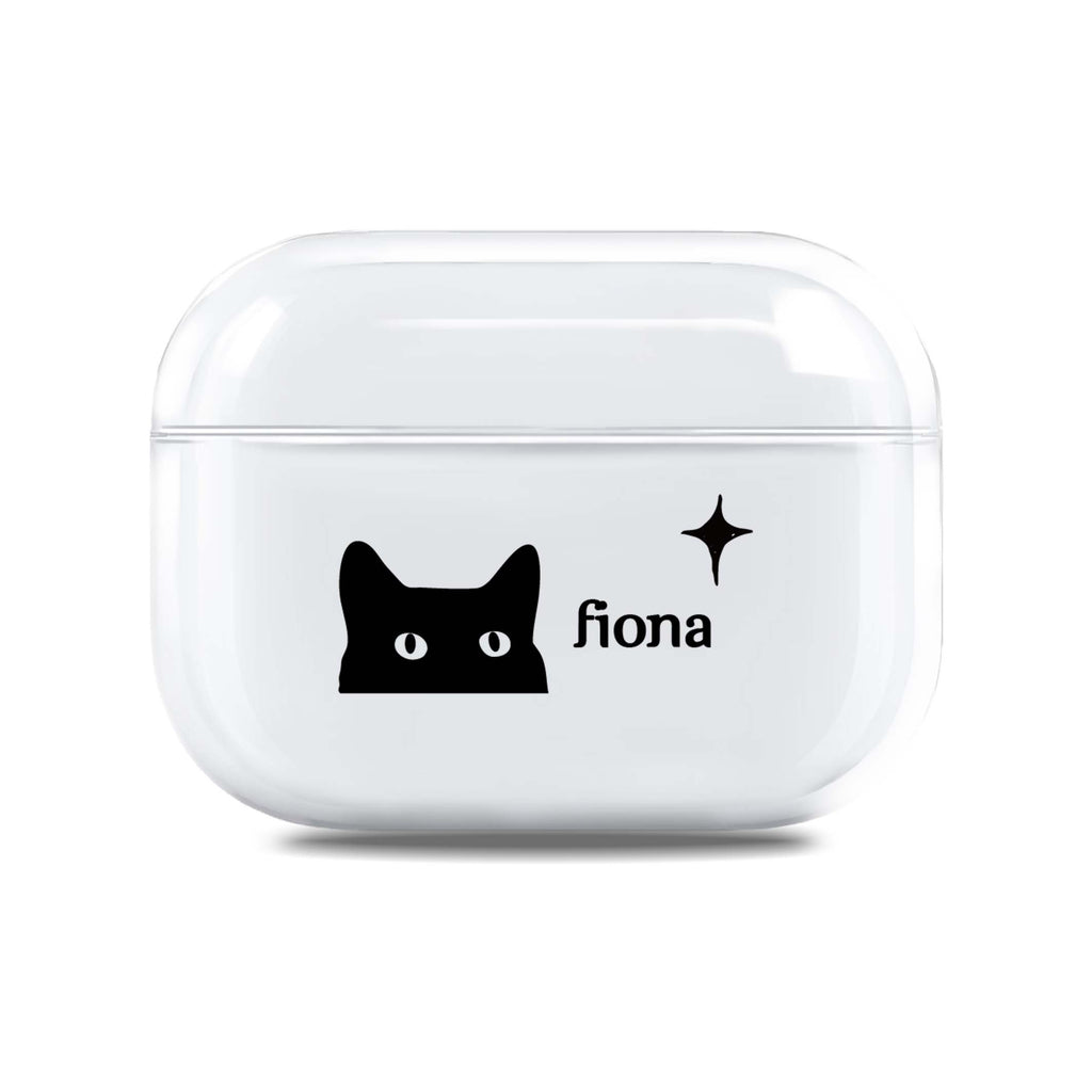 Black Cat AirPods Pro 透明保護殻