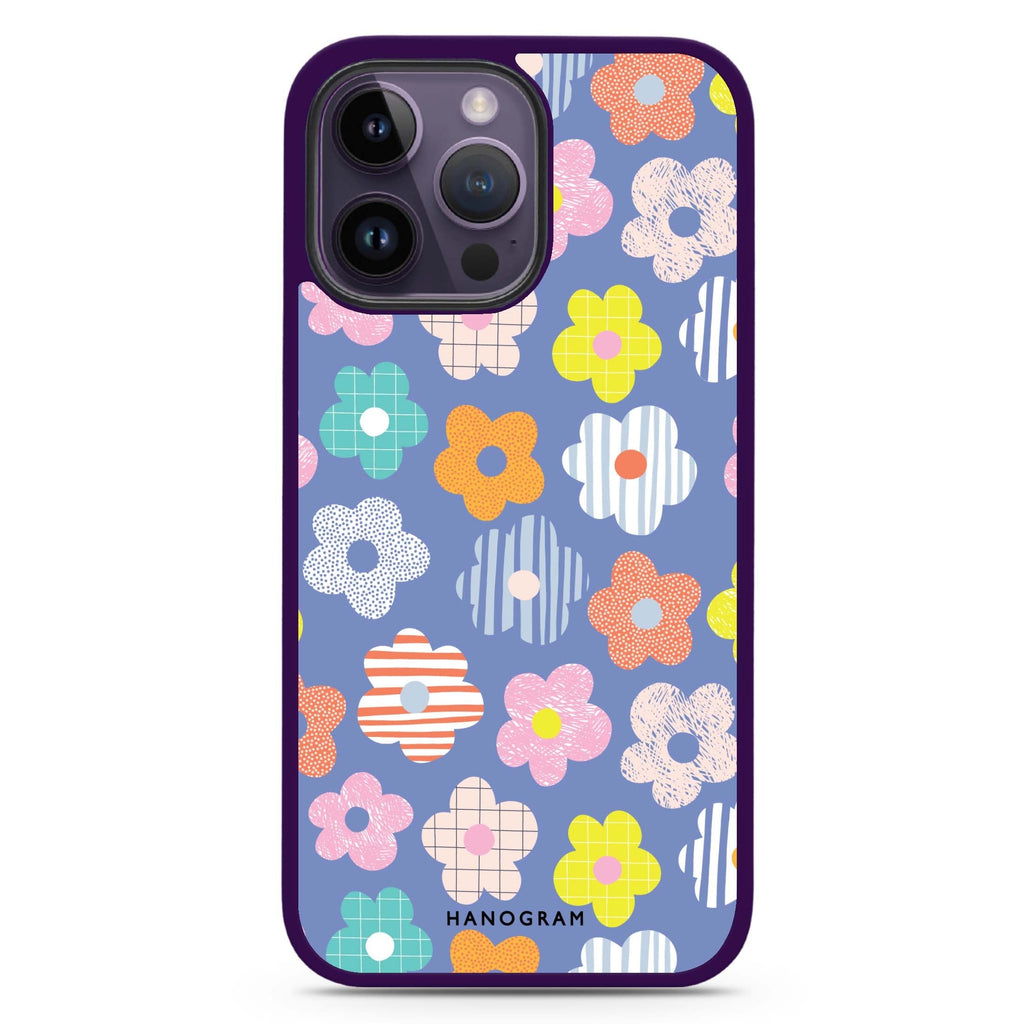 Floral Pattern Magsafe 兼容防衝擊保護殼
